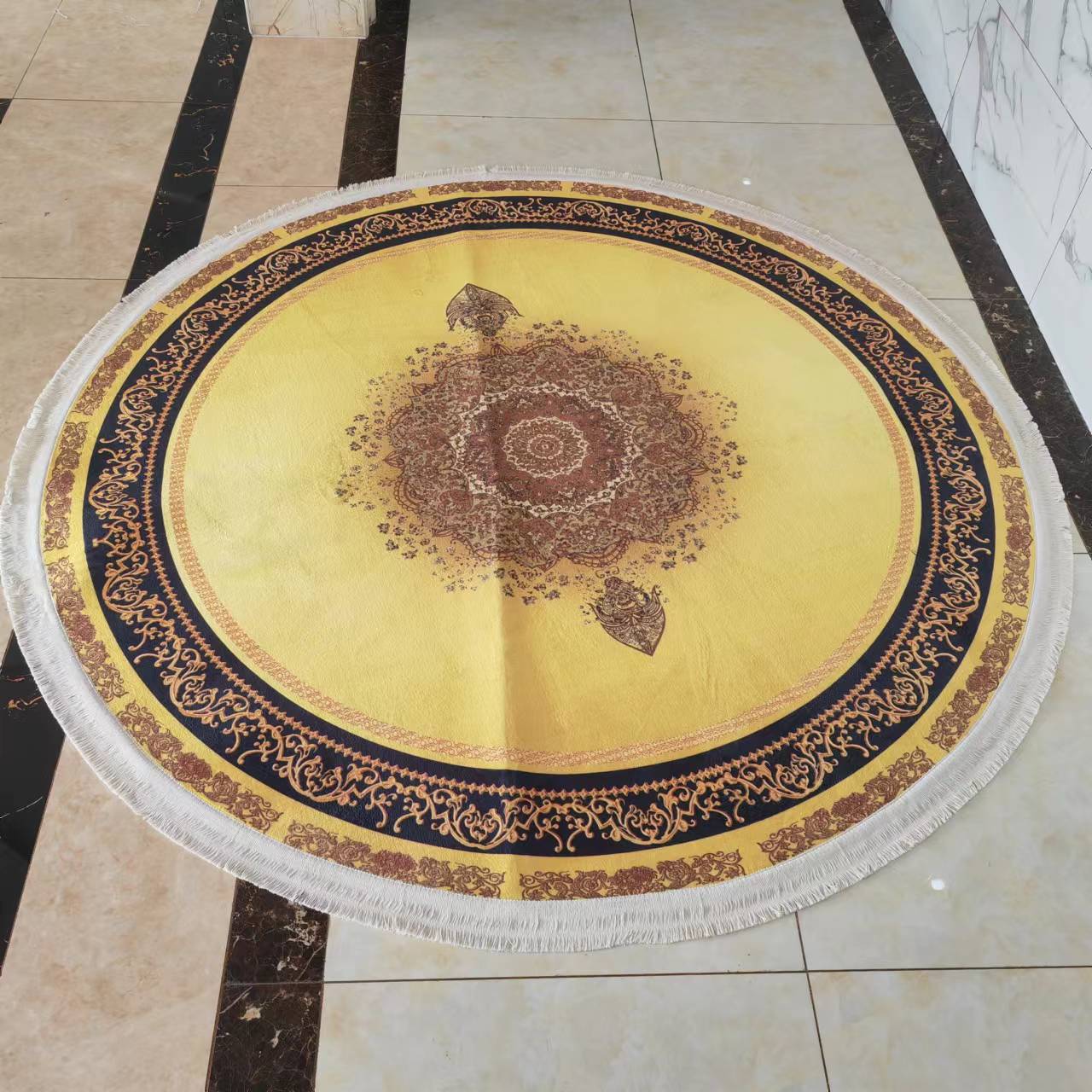 Où acheter en ligne des tapis ronds lavables tendance à des prix avantageux ?