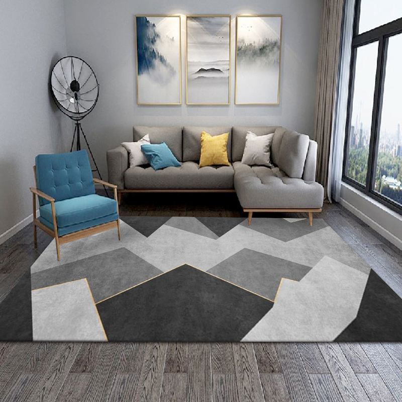 Quelles options en gros sont disponibles pour les achats en quantité de tapis noirs et moelleux ?