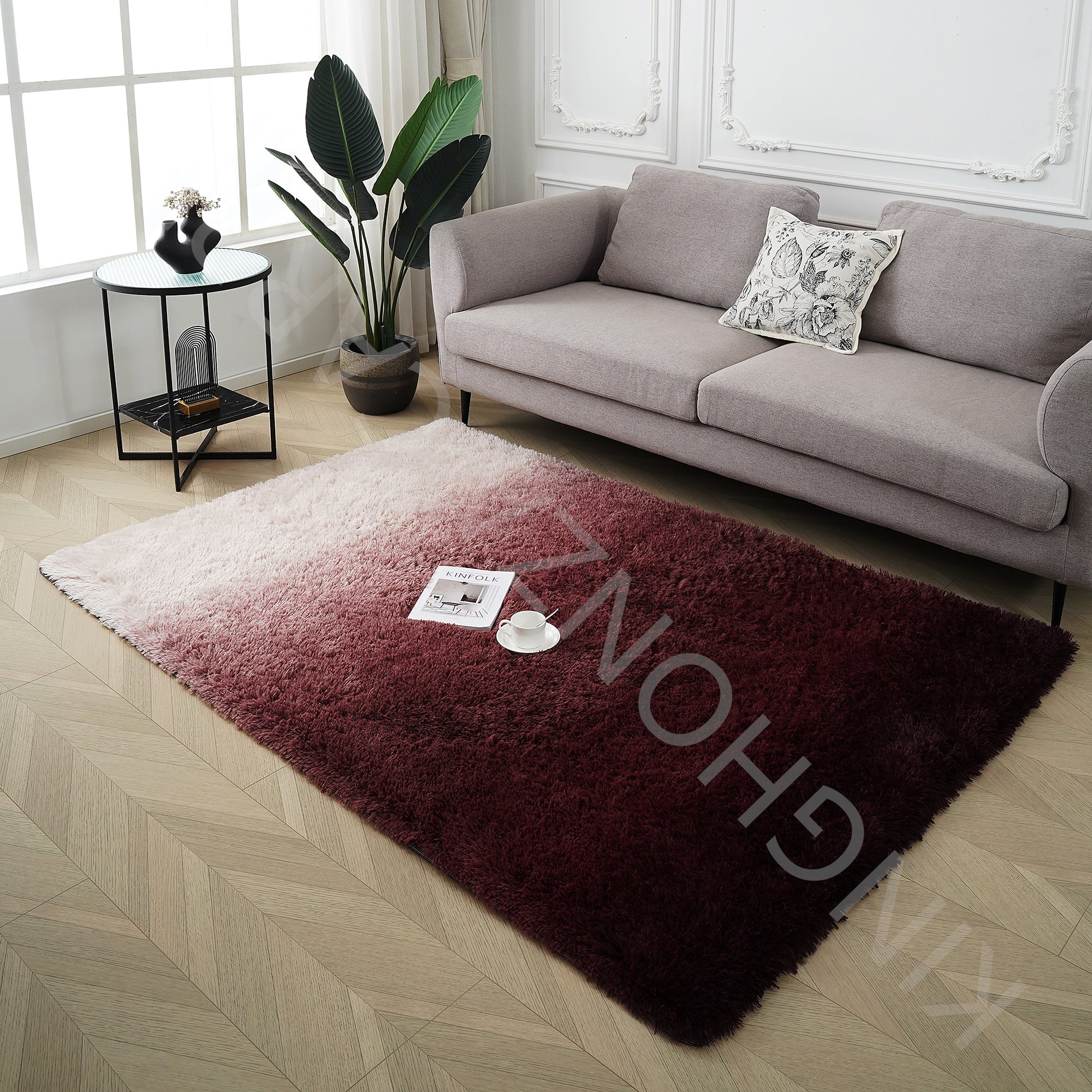 New Arrival PV Fur Fluffy Shaggy Carpet Soft Indoor Large Modern Area Rugs