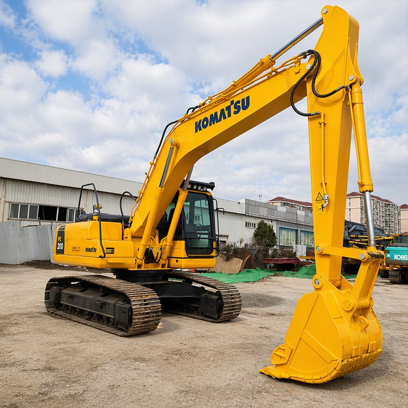 Used Komatsu PC200 Excavator for Construction Earthmoving Quarry and Roadwork