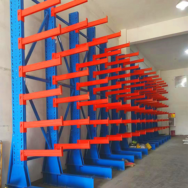 Estructura de estantería en voladizo | Estanterías para almacenamiento de materiales largos de alta resistencia