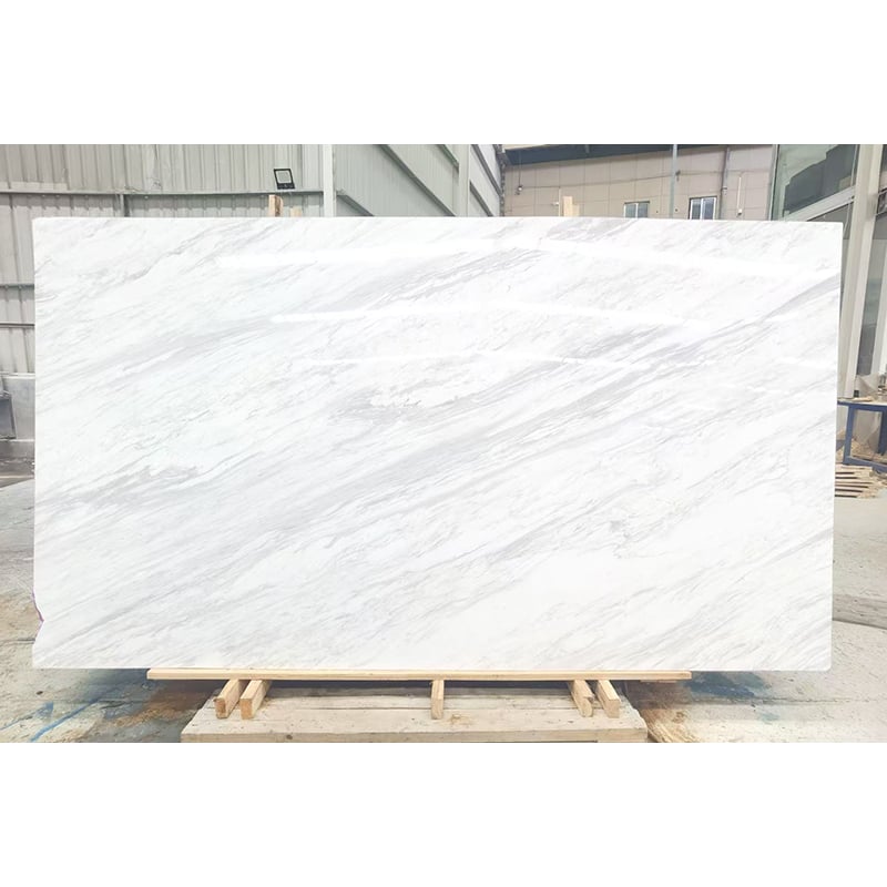 Hot Sale White Volakas Marble Slabs for Floor, Wall, Stair, Countertop Design