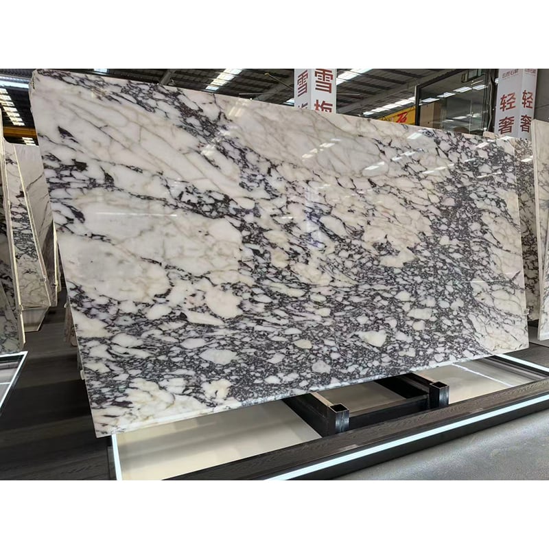 Bulgari White Marble Slab 240UP*120UP*2CM Modern Design Durable & Water Resistant for Wall Cladding & Countertop