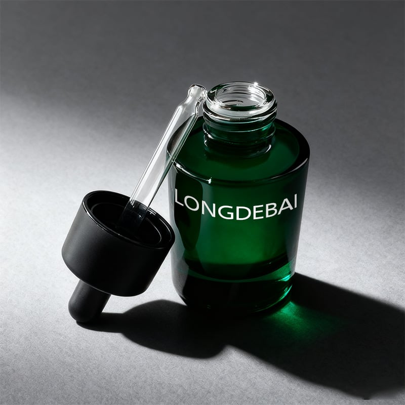 Dark Green Translucent Empty Glass Essential2.jpg