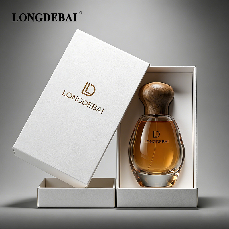50ml 75ml 100ml Custom Unique Fragrance Bottle with Wooden Cap