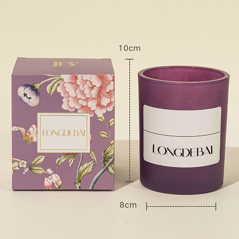 Round Frosted Candle Container 8oz 10oz Empty Candle Jars With Box Packaging2.jpg
