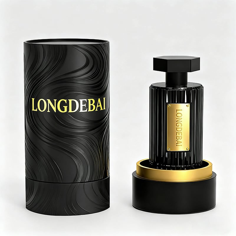 Custom Ribbed Columnar 50ml 100ml Luxury Glass Fra2.jpg