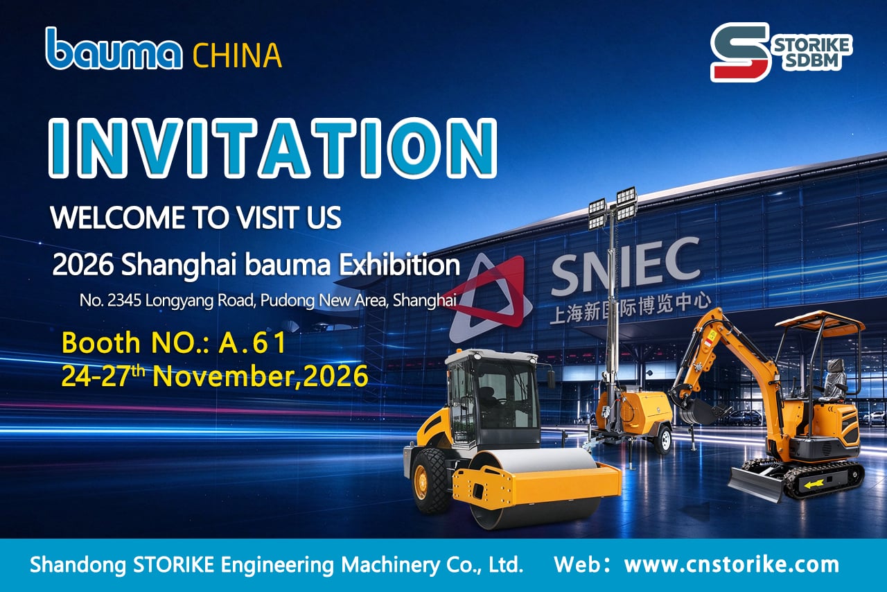 SDBM STORIKE asistirá a bauma CHINA 2026 en Shanghái – Visítenos en el stand A.6124