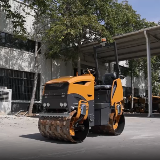 rullatrice stradale a doppio tamburo con piede di pecora da 1,2 ton