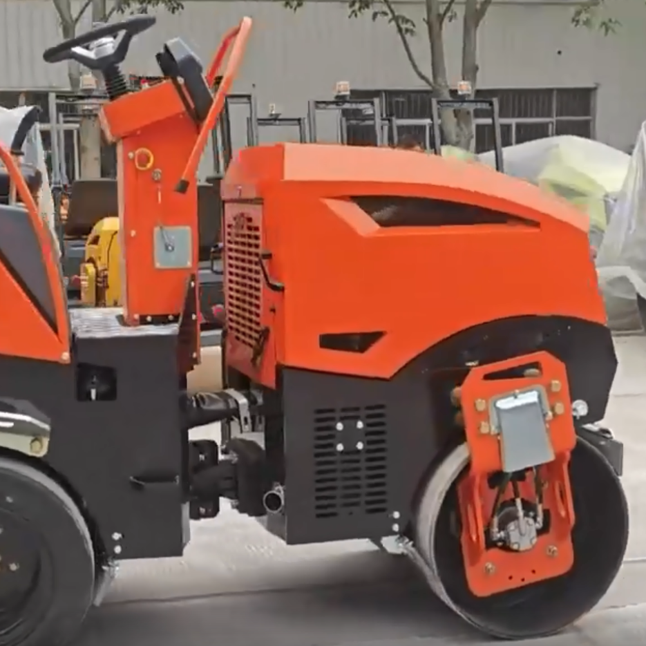 rullatrice stradale combinata con pneumatici in gomma da 2 ton