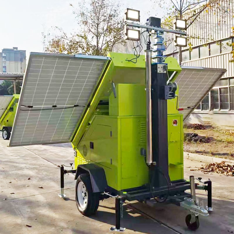 High-Intensity LED Light Tower for Search and Rescue Operations