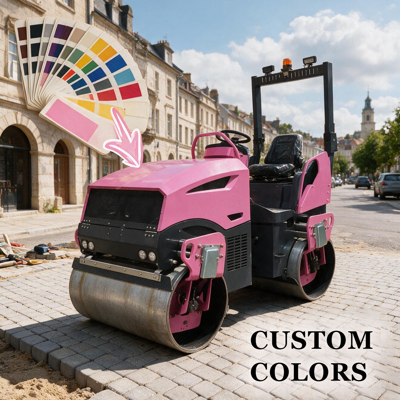 Can SDBM Road Rollers Be Customized in Color?