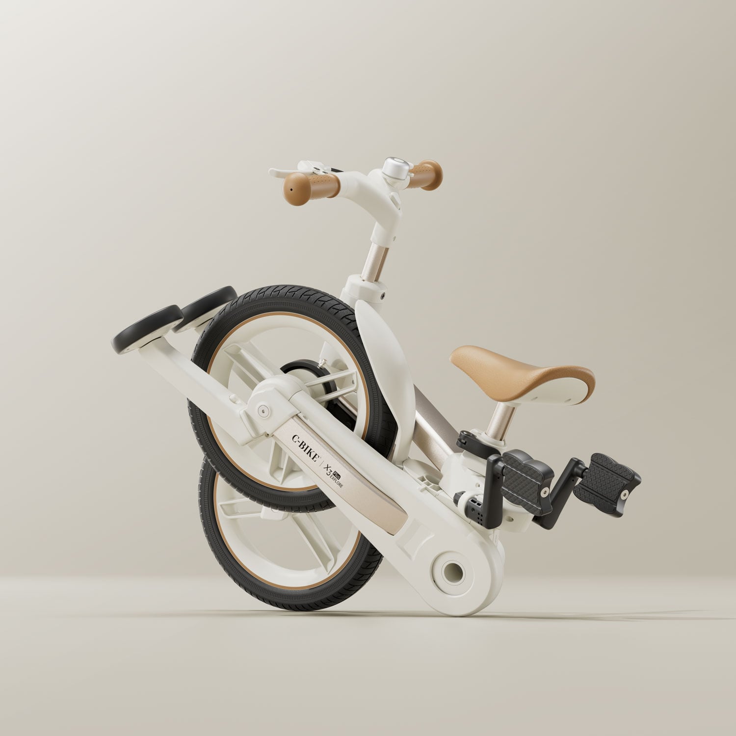 LECOCO C-Bike X3Plus - 5-Stage Belt-Drive Kids' Multi-functional