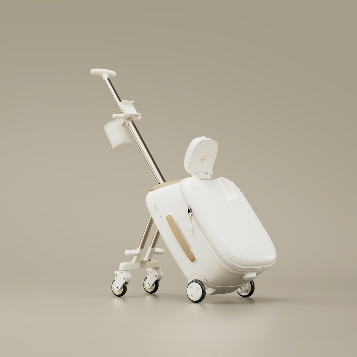 LECOCO C-Box B3 - 3-in-1 Convertible Luggage Trike