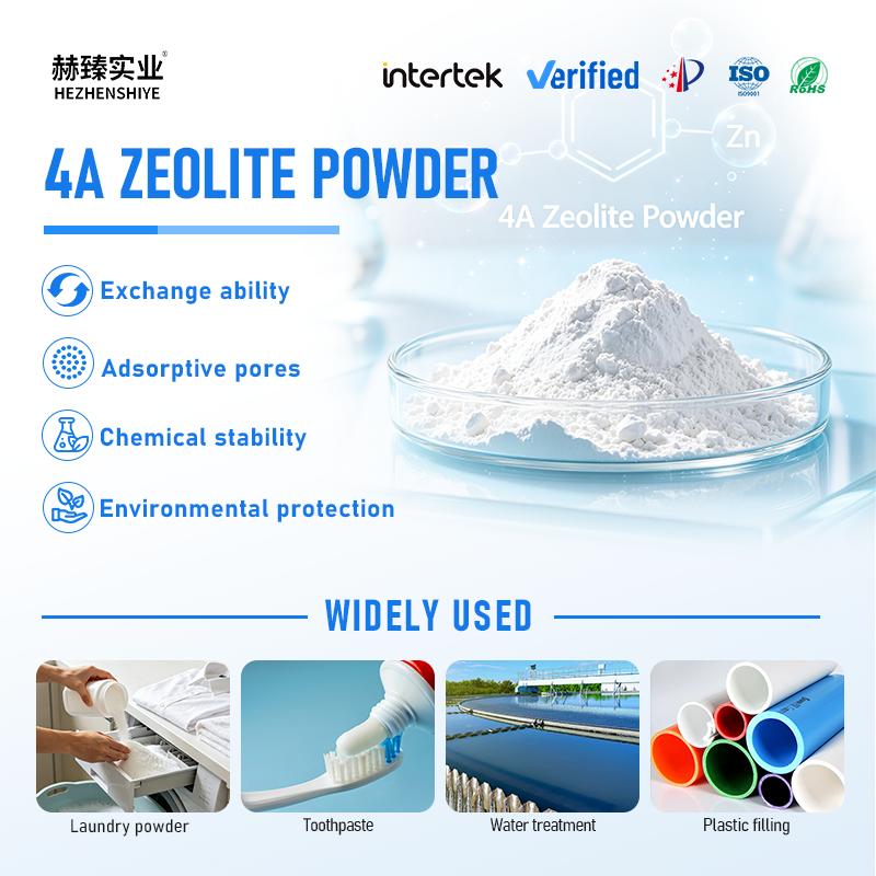White zeolite powder