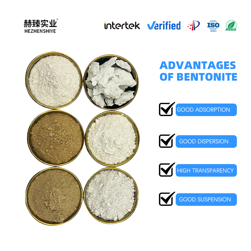 Sodium-based bentonite for paper - making coatings Bentonite powder for drilling mud