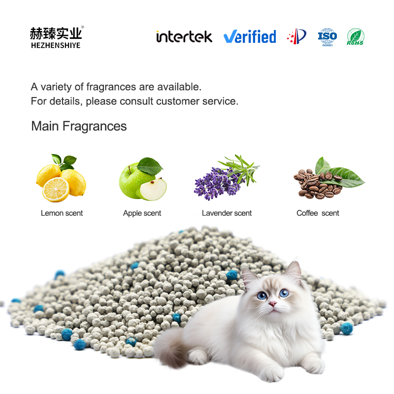 Sodium Bentonite Mineral Cat Litter Ball Cat Litter Super Water Absorption Odor Lock Deodorization Dust Free Safe Pet Cat Litter Hot Product In Cross-Border E-Commerce
