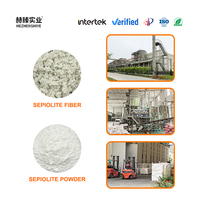 Supply sepiolite fiber with low shrinkage for exterior wall refractory coating plugging sound insulation and heat insulation sepiolite wool in oil field