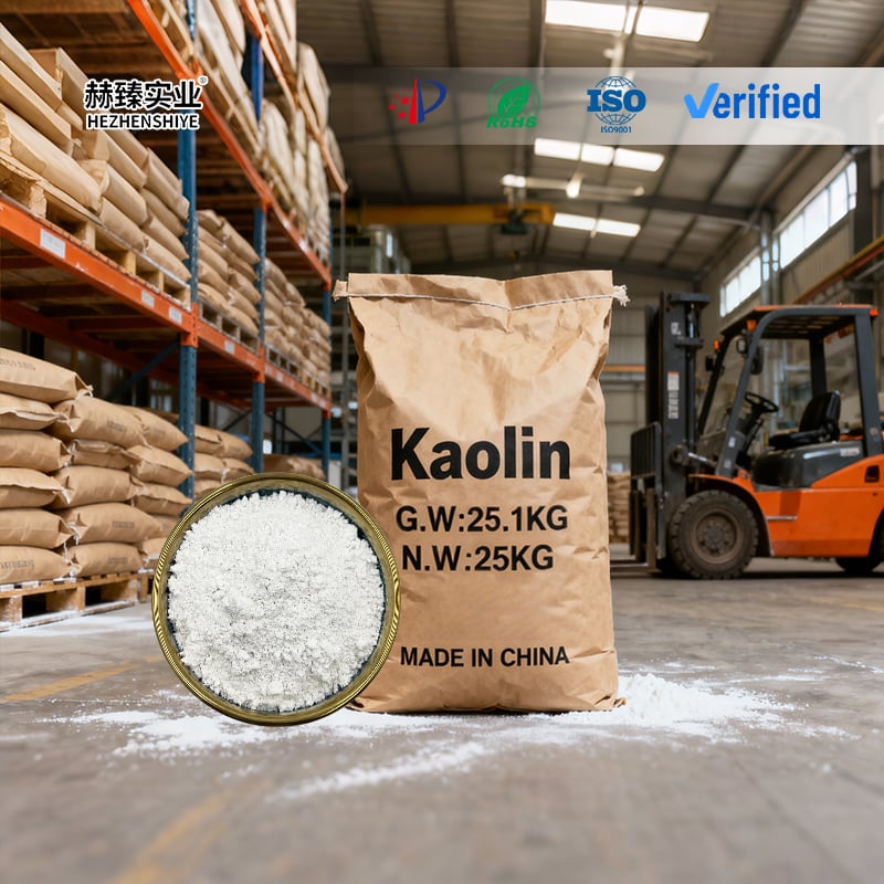 Industrial Washed Kaolin for Binder Adhesive Production Chemical Industry Application Binding Agent Material