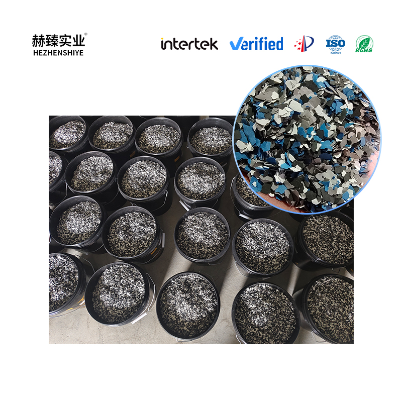 Multi-Color Blend Flake Chips for Seamless Epoxy Terrazzo Flooring
