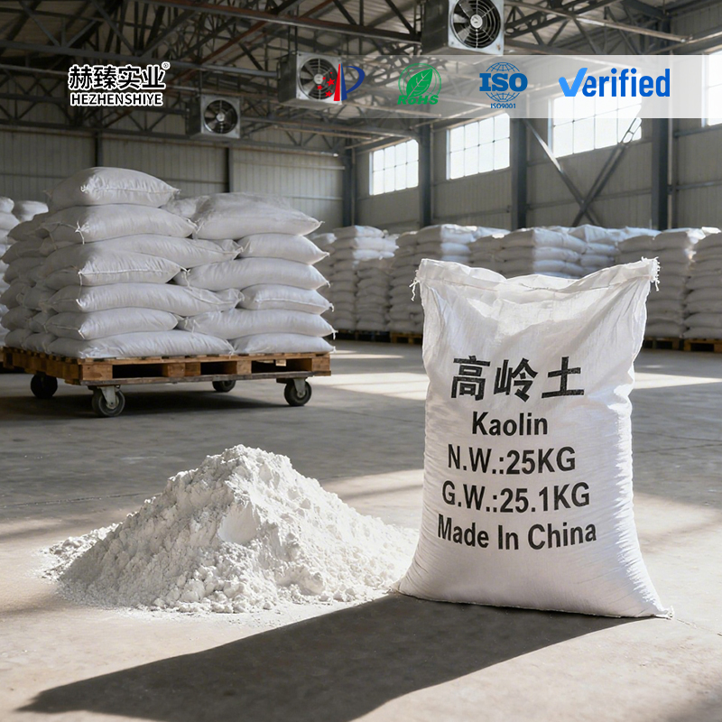 325 Mesh Industrial Grade Calcined Kaolin Is Used in Coatings Papermaking Cosmetics