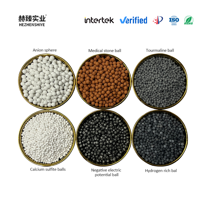 Negative Potential Alkaline Ceramic Balls Household Water Purifier Filter Media Small Molecule Activated Water Treatment Balls