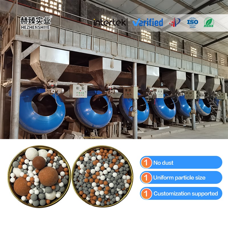 Antibacterial Silver Ion Ceramic Balls Household Water Purification Filter Media Aquarium Antibacterial Mineralization Balls