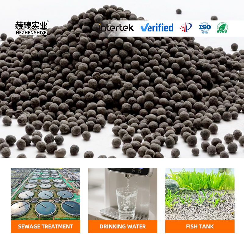 High Adsorption Ceramsite Filter Media Special Filter Material For Oily Wastewater Treatment Biochemical Aeration Tank