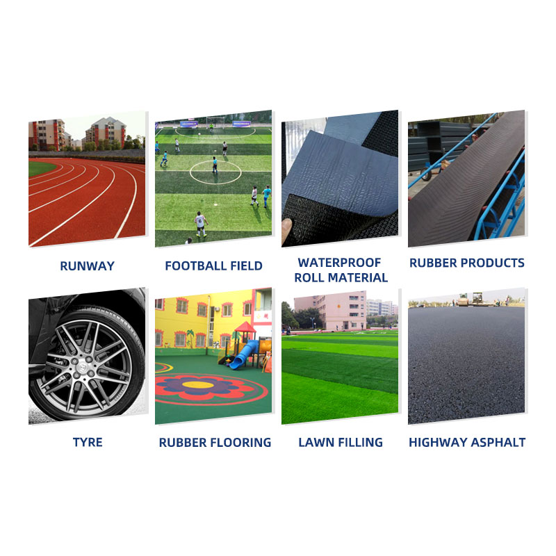 Rubber Particles: Elastic Functional Granules for Sports Surfaces and Construction Engineering