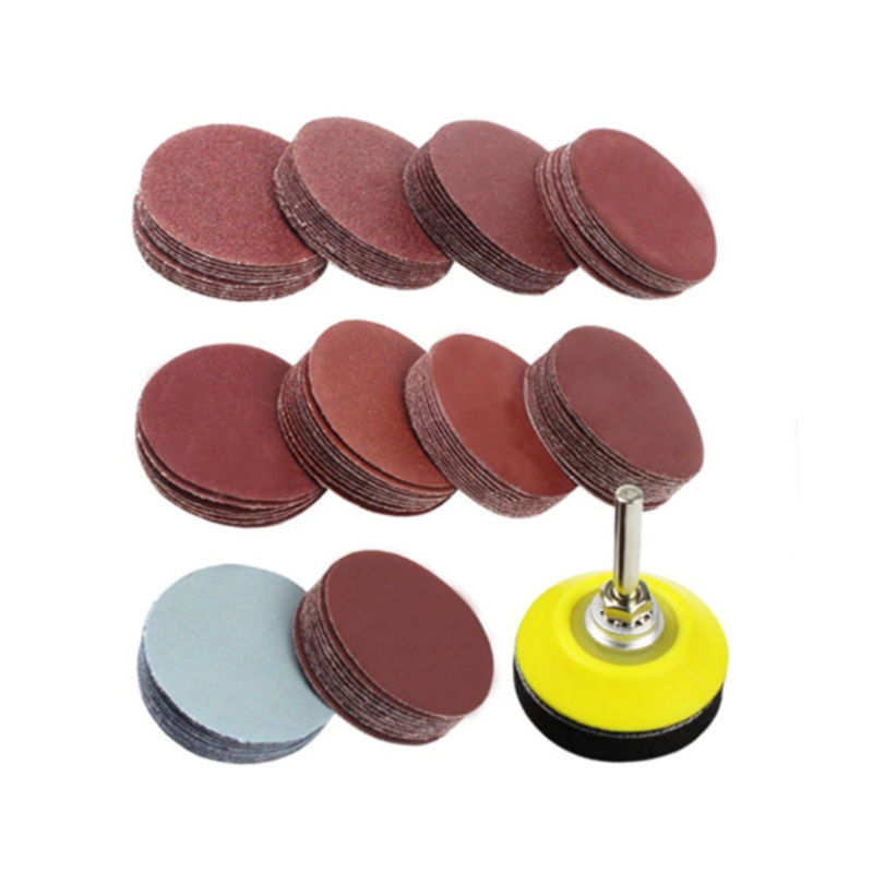 2-Tuumainen 50mm Himojäte Set 103kpl Poliisi Disc & Sand Drill Grinder Kierrätys Työkalut Penumatic Pad Maalaus Poliisi