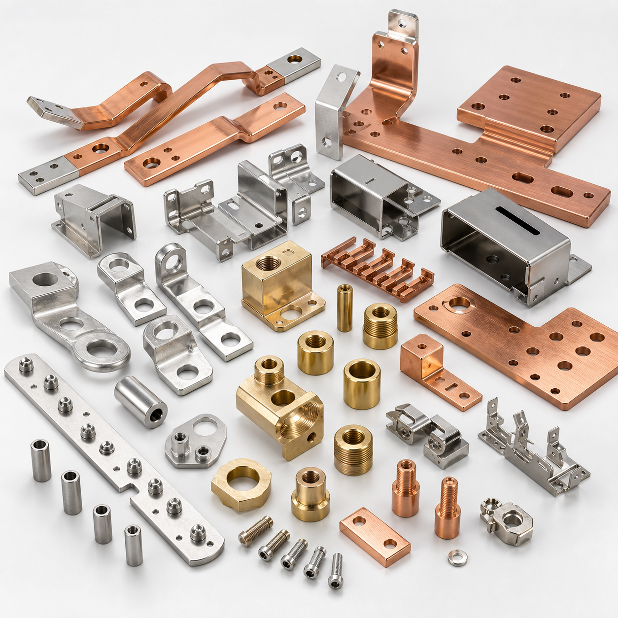 Hardware metallico personalizzato per la distribuzione di energia nei data center per intelligenza artificiale