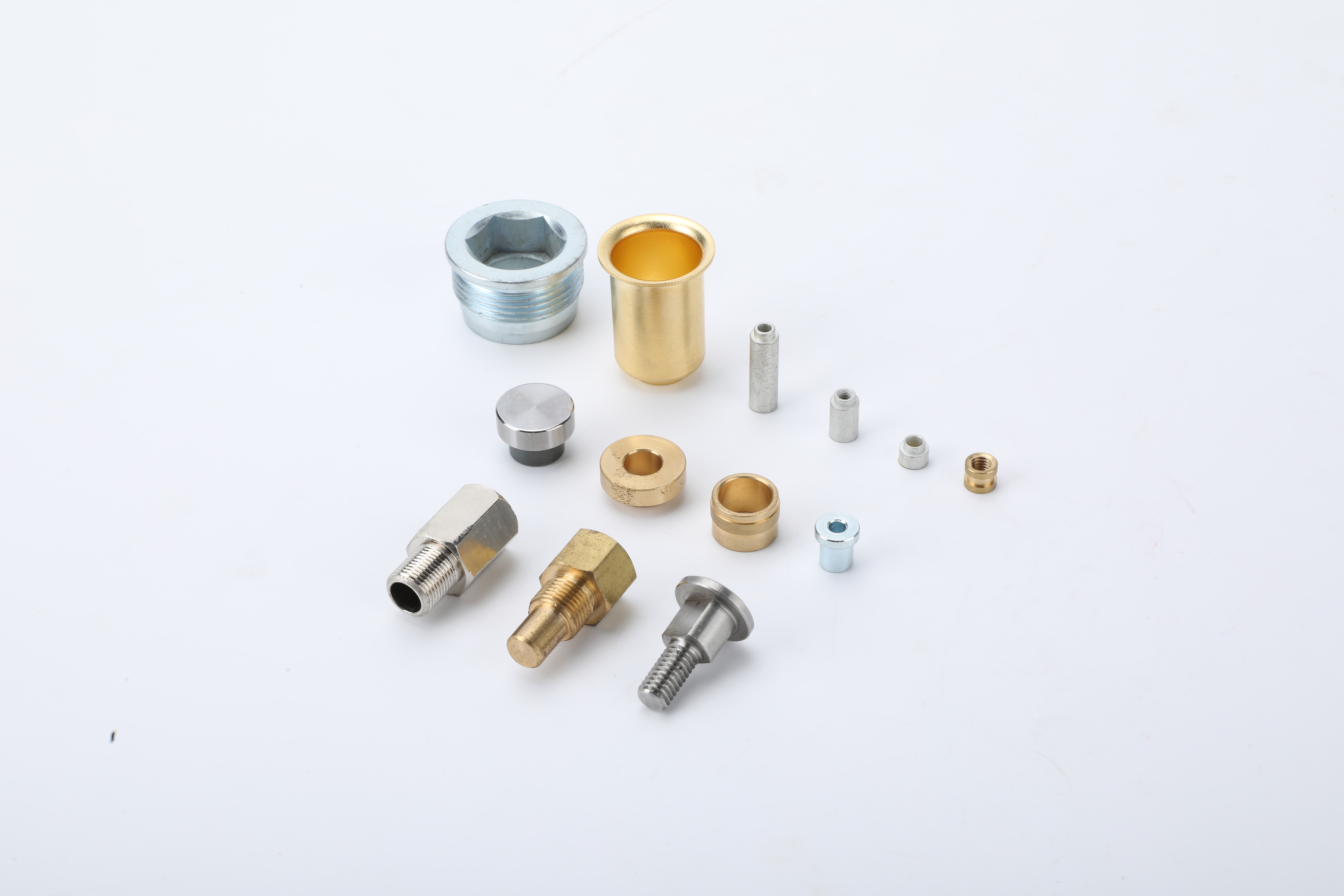 Actual machined component production assortment supplied by Zhengna Technology