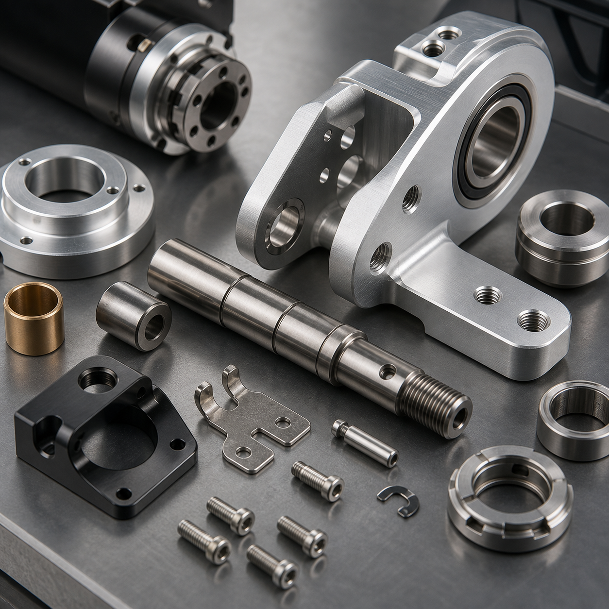 CNC machined robot hardware and automation parts by Zhengna Technology