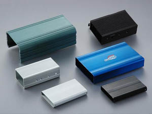 Representative aluminium extrusion profile forms