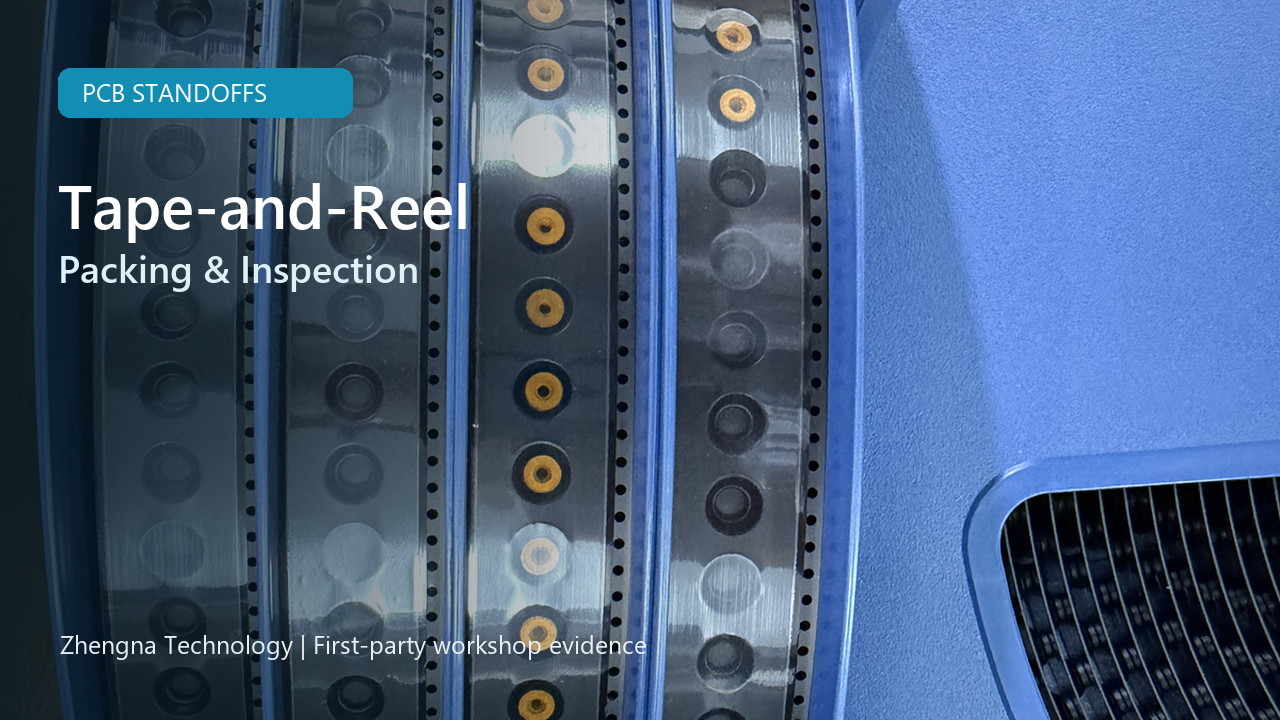PCB Standoffs in Tape-and-Reel Packing: Workshop and Inspection Evidence