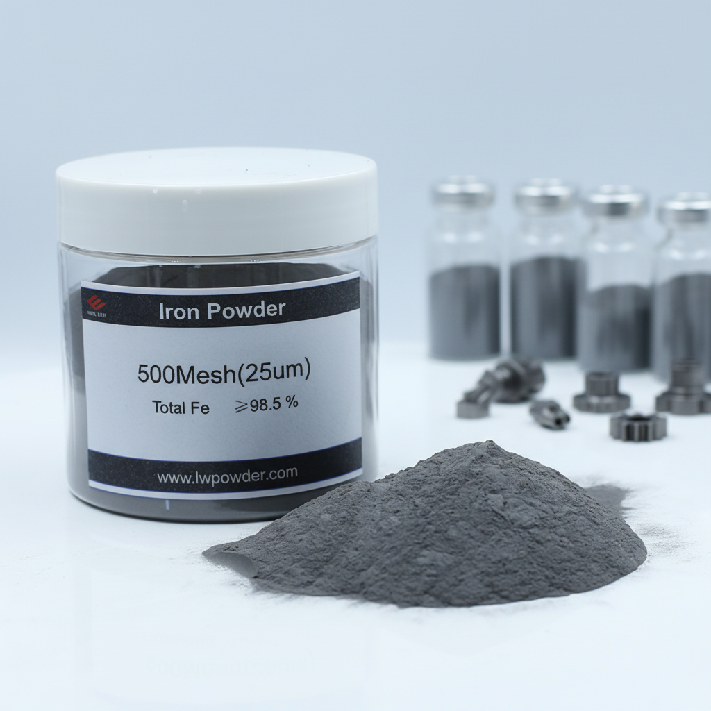 Bubuk Besi Superhalus Pikeun Industri MIM Metalurgi Bubuk