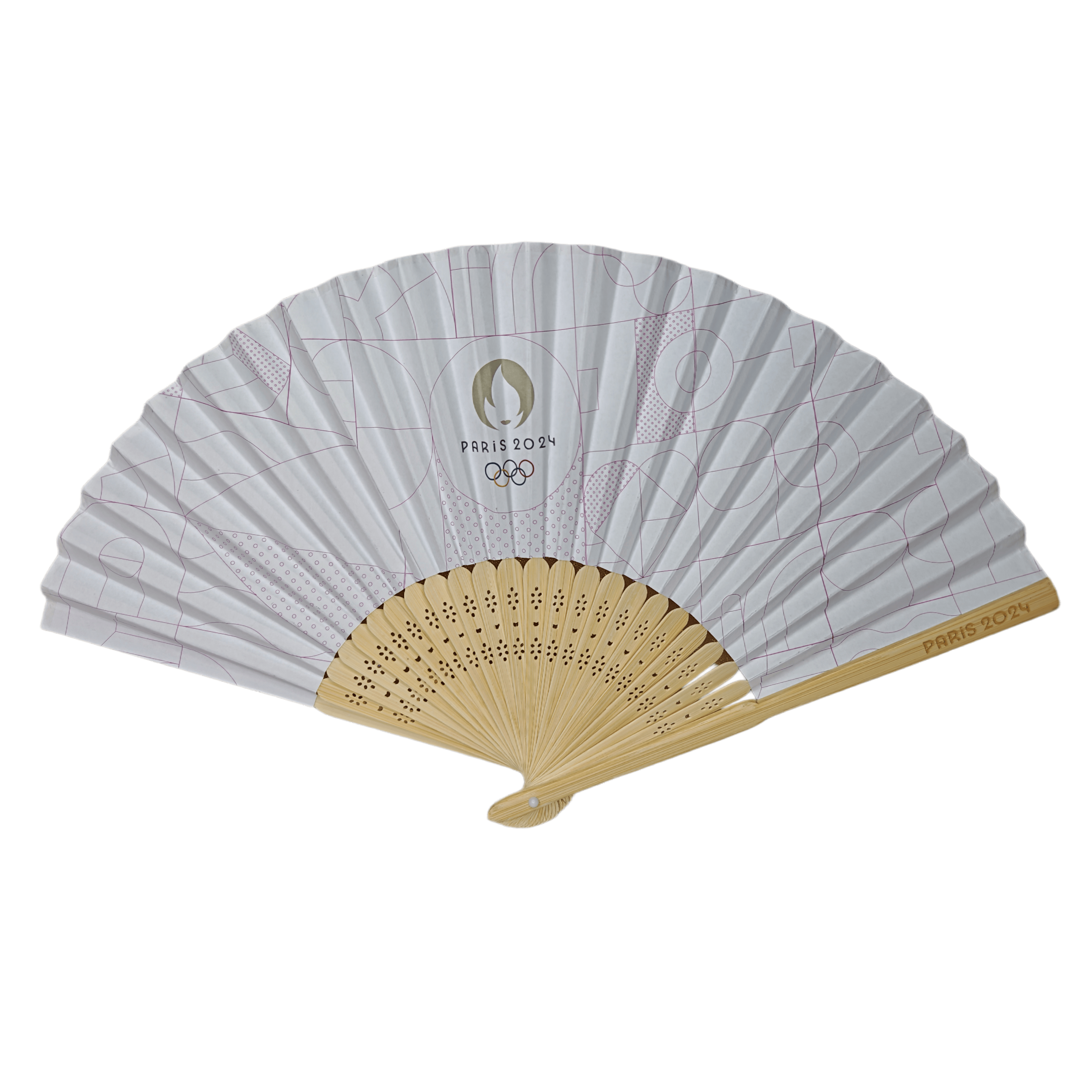 Custom Printed Paper Bamboo Hand Fan – Official Merchandise Quality Folding Fan for Global Sporting Events, Festivals & Corporate Sponsors