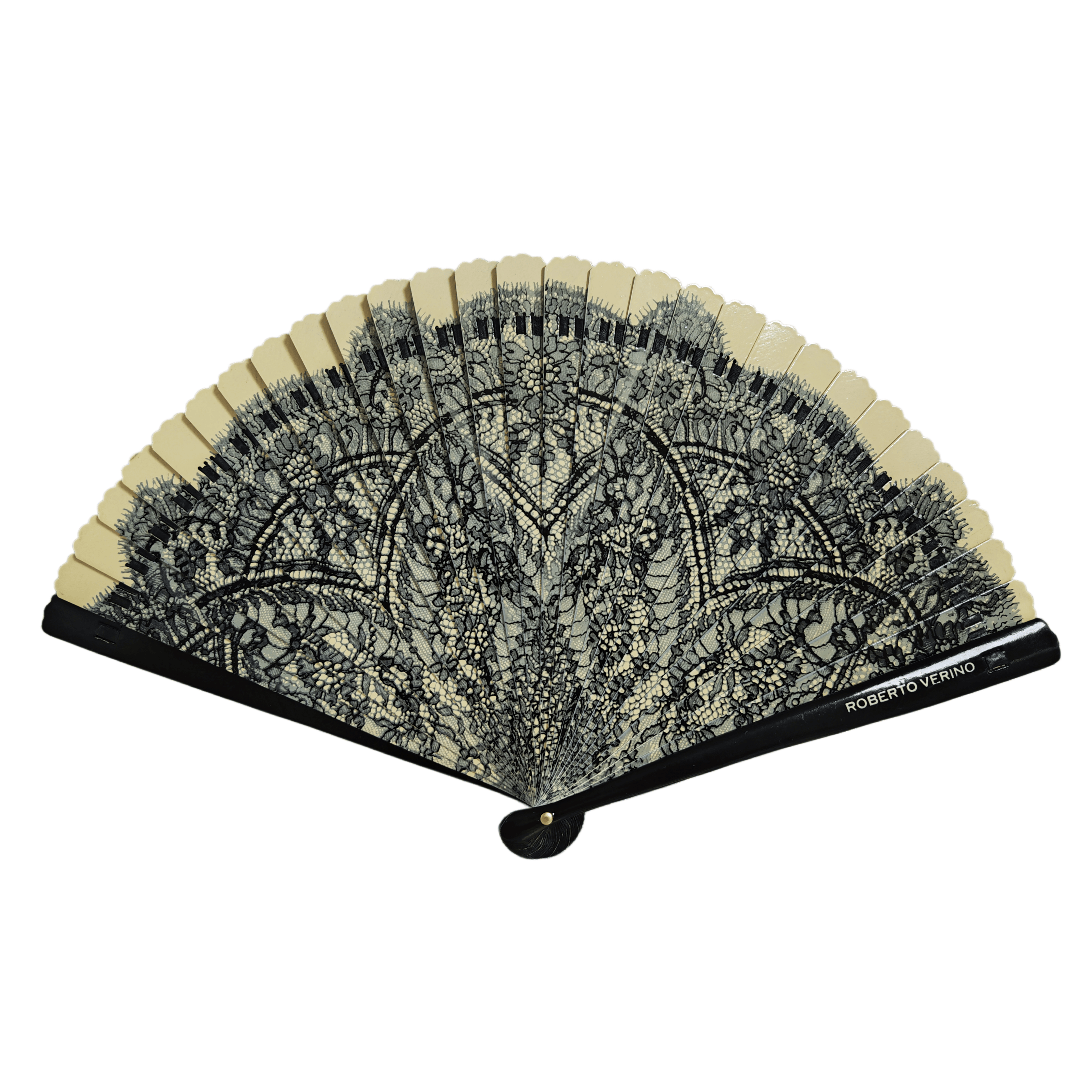 Premium Solid Wood Hand Fan – 