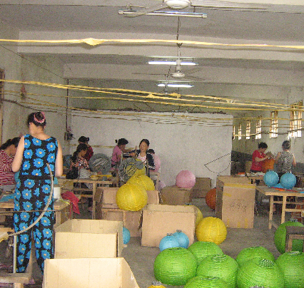 Party Paper Lantern Production