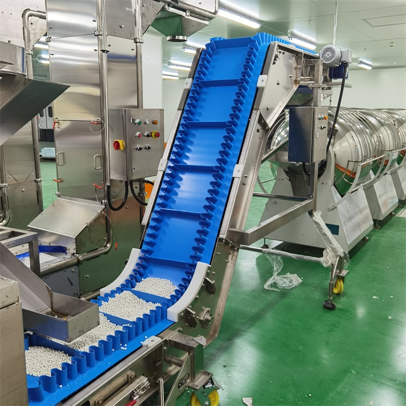 Inclined Conveyor-Mixing Packaging System
