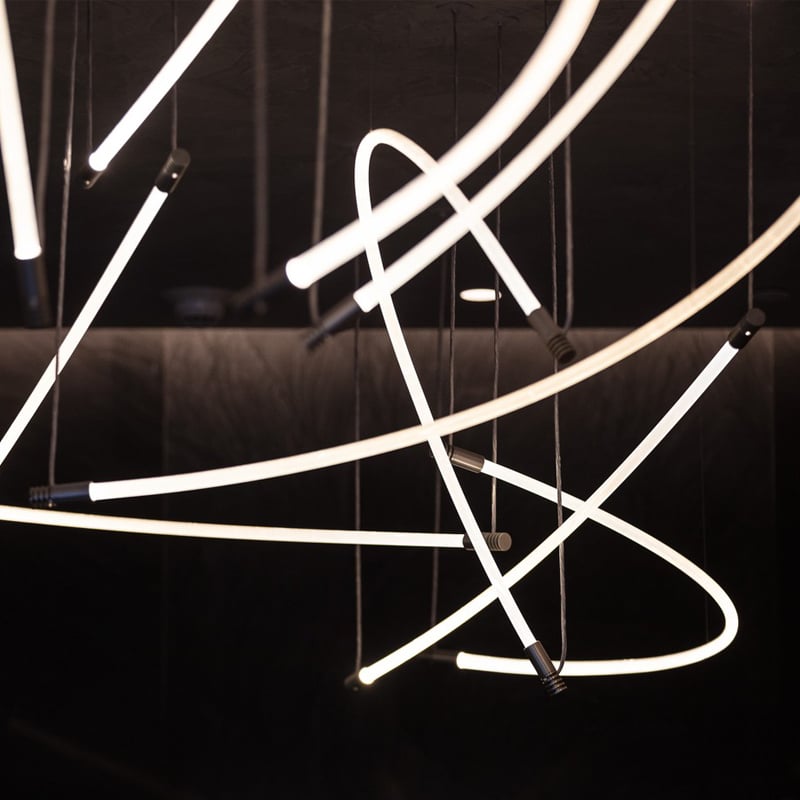 Nordic Style Commercial Custom Chandelier Project Modern Luxury Hotel Lobby Wedding Led Chandelier