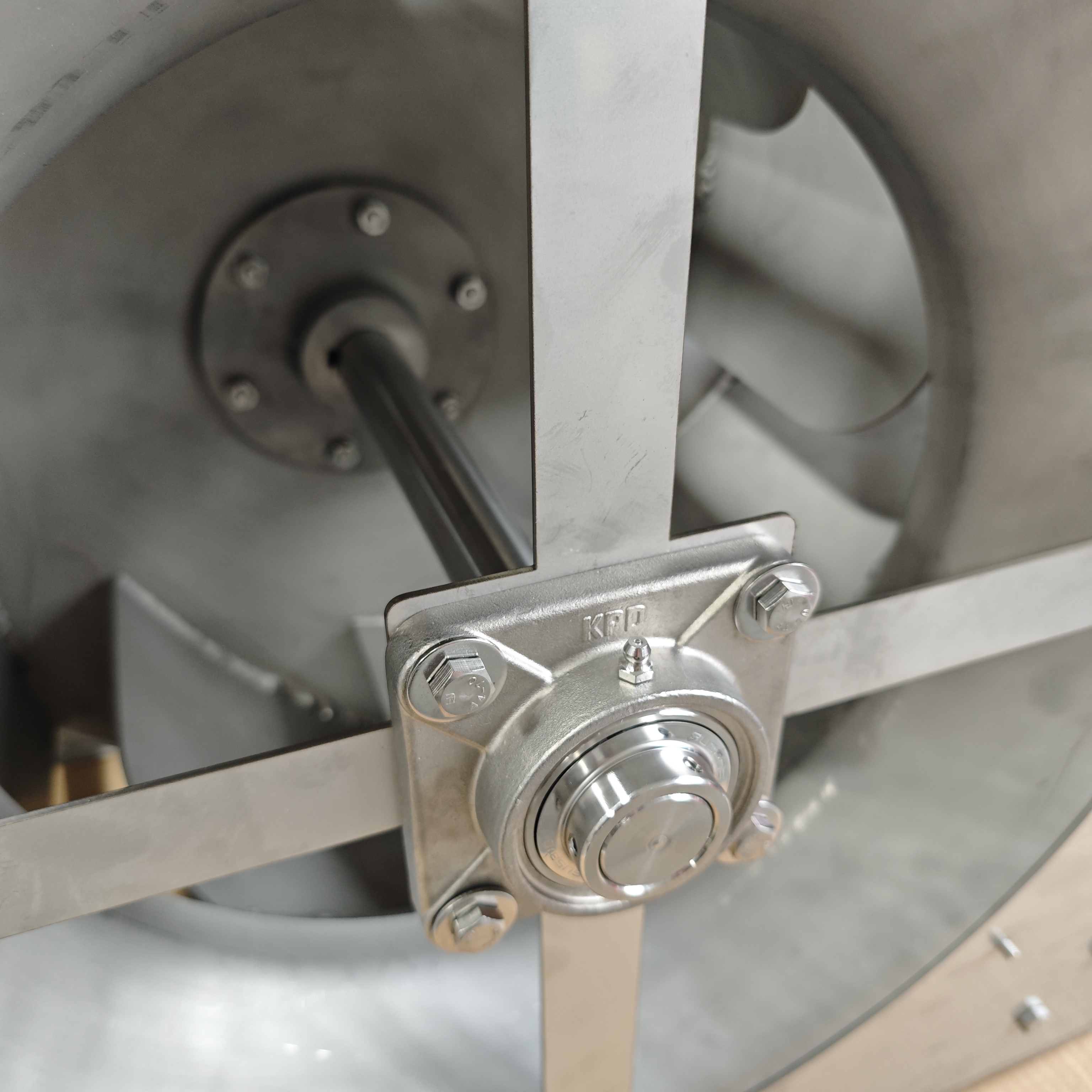 Rotor Centrífugo em Aço Inoxidável SS316 para Ventilação de Minas — Projetado para Ser à Prova de Explosão