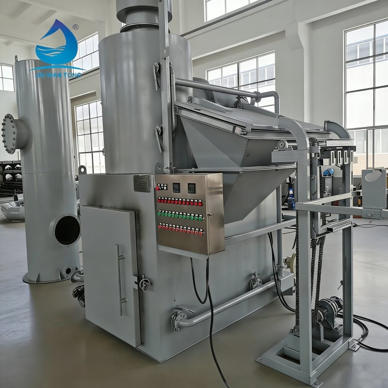 How to select an incinerator for specific waste streams (sludge, medical, etc.)?