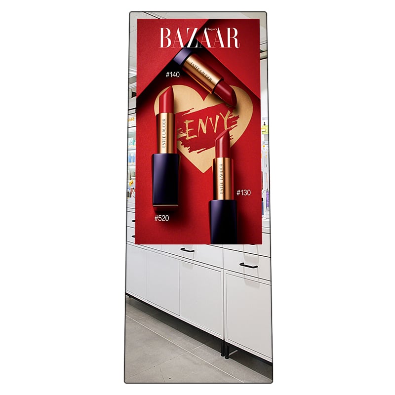 43'' Mirror Digital Signage - Android/X86 Dual Configuration Touch-Enabled Mirror Advertising Display
