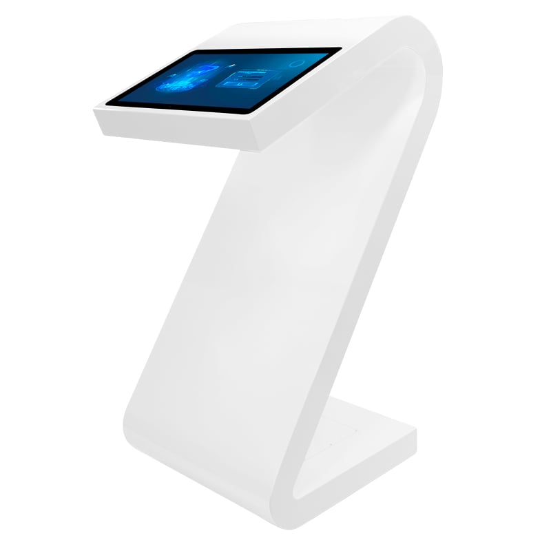 21.5-inch S-Type Floor-Standing Touch Kiosk - AWSTOUCH Industrial Interactive Terminal