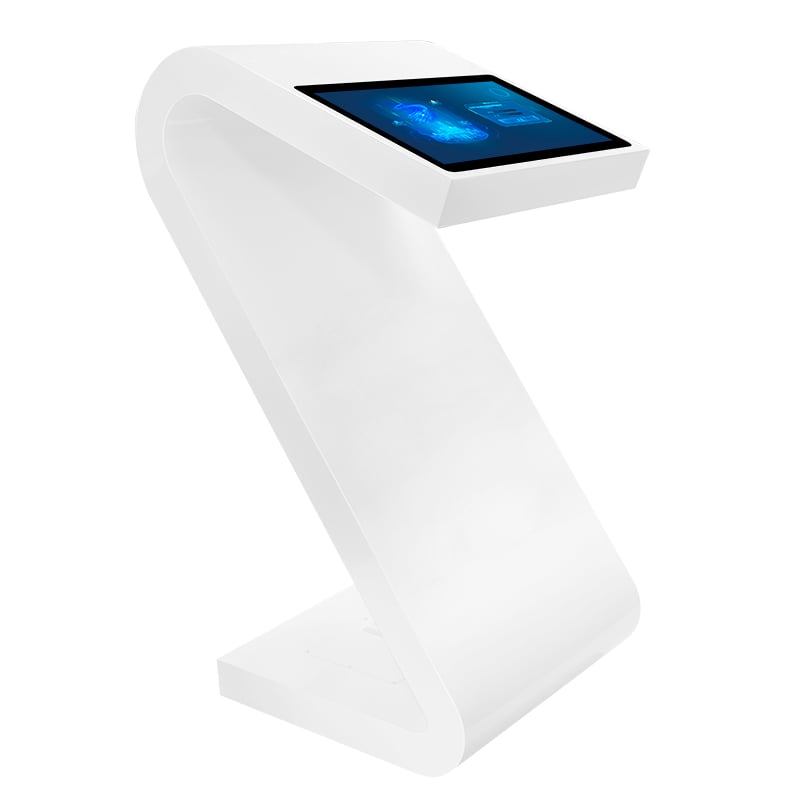 21.5-inch S-Type Floor-Standing Touch Kiosk - AWSTOUCH Industrial Interactive Terminal