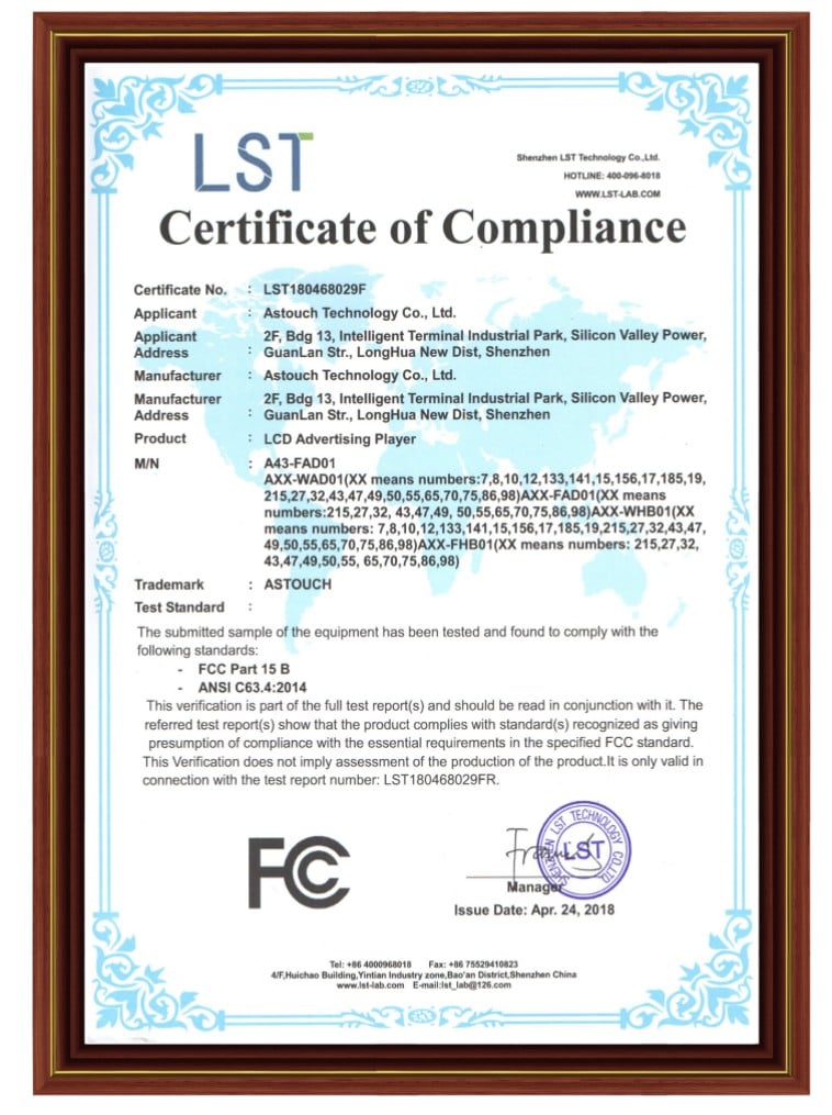 Certificate 11