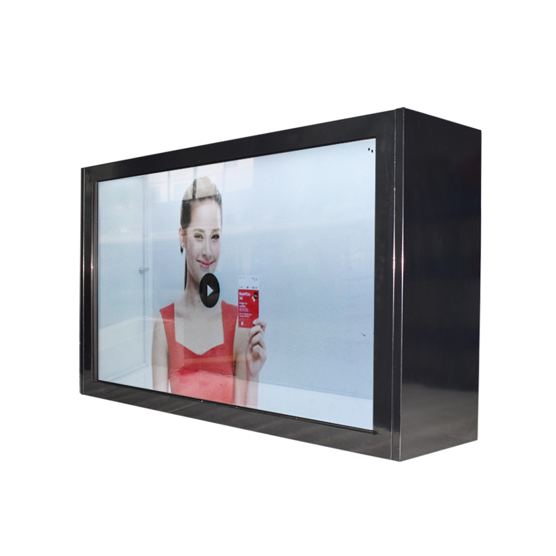 43'' Interactive Touch Transparent LCD Box - Android RK3568A/Windows I3-I7 Commercial Display Showcase