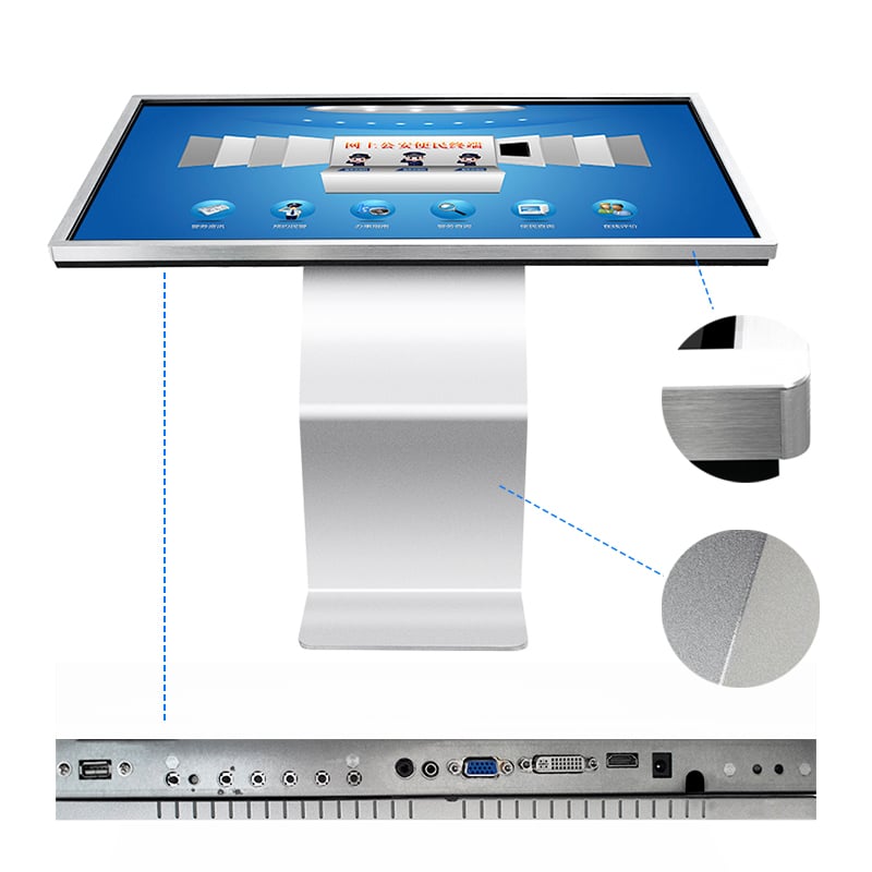 55 inch IR Interactive Kiosk - Floor-Standing Terminal