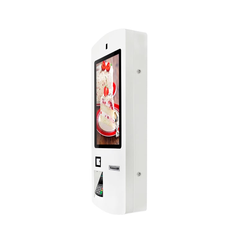 21.5'' Touchscreen Self-Service Ordering Kiosk - Integrated QR Code Scanner & Printer, Android RK3568A/X86(I3/I5/I7)Configurable Options